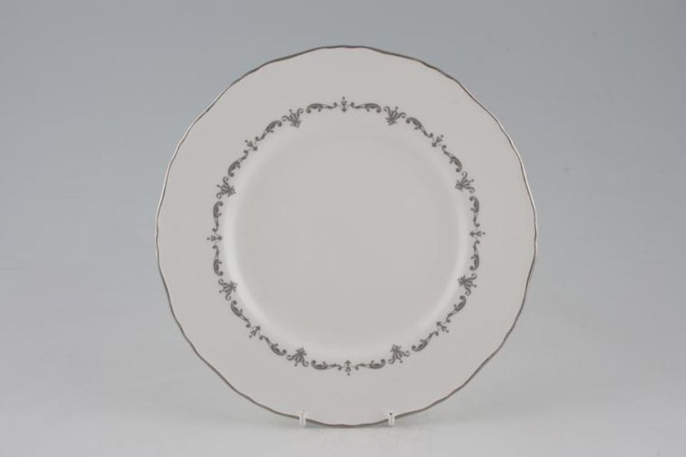 Royal Worcester Silver Chantilly Breakfast / Lunch Plate 9"