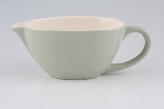 Sell Poole Celadon Green Sauce Boat Small - cream inside
