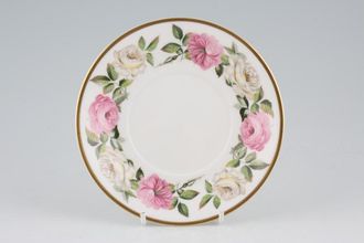 Royal Worcester Royal Garden - Elgar Tea Saucer No inner gold line - for straight sided cup 5 3/4"