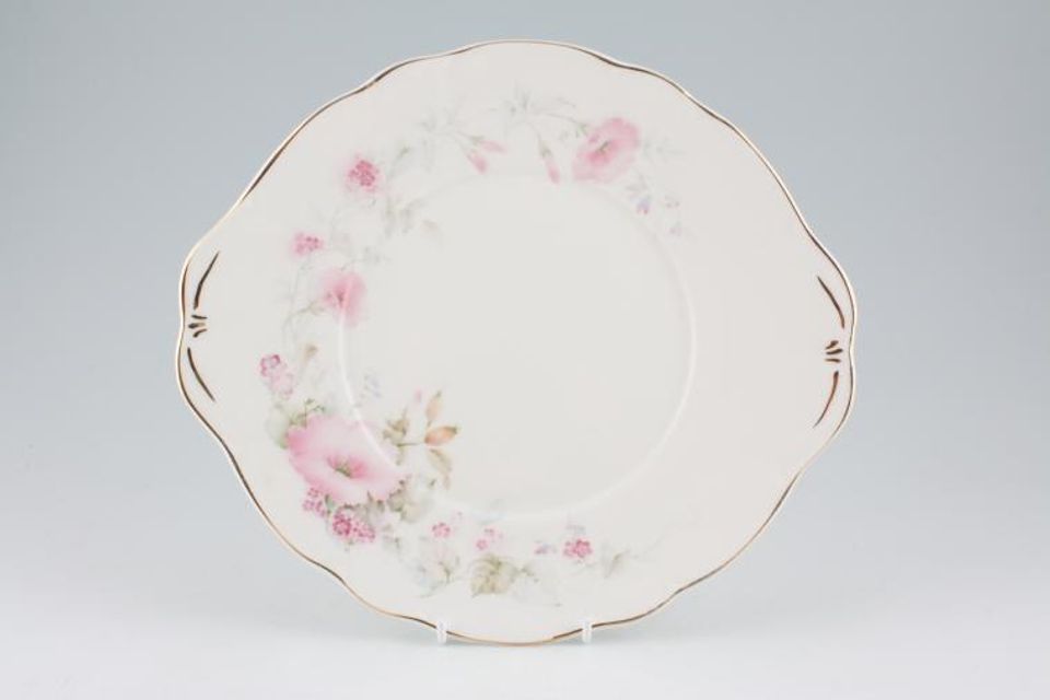 Royal Stafford Romance Cake Plate Eared / Not Fluted 10 1/4"