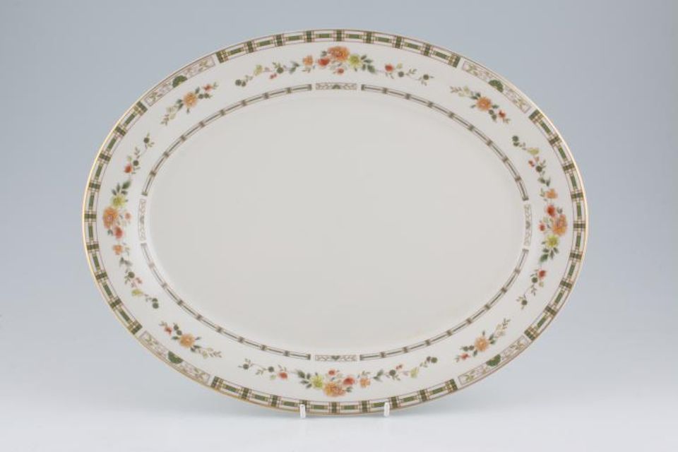 Royal Doulton Mosaic Garden - T.C.1120 Oval Platter 13"