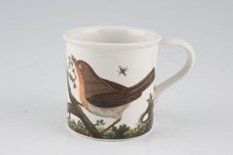 Sell Portmeirion Birds of Britain - Backstamp 1 - Old Coffee/Espresso Can Robin + Great Tit 2 1/2" x 2 1/2"