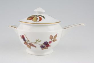 Royal Worcester Evesham - Gold Edge Lidded Soup Lidded with handle - for French onion soup 1/2pt