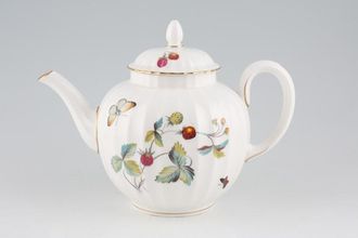 Sell Royal Worcester Strawberry Fair - Fluted Teapot 2 1/2pt