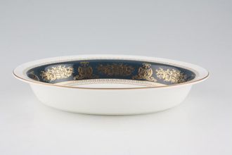Sell Wedgwood Columbia - Blue + Gold R4509 Vegetable Dish (Open) 11"