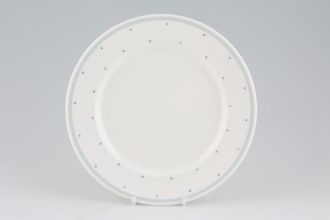 Sell Susie Cooper Raised Spot - White Background - Blue Spots and Band Salad/Dessert Plate 8 1/4"