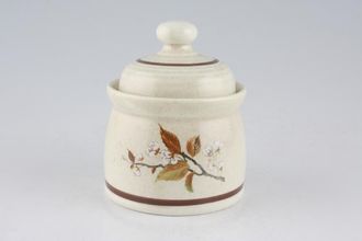 Sell Royal Doulton Wild Cherry - L.S.1038 Sugar Bowl - Lidded (Coffee) Brown Line on Lid