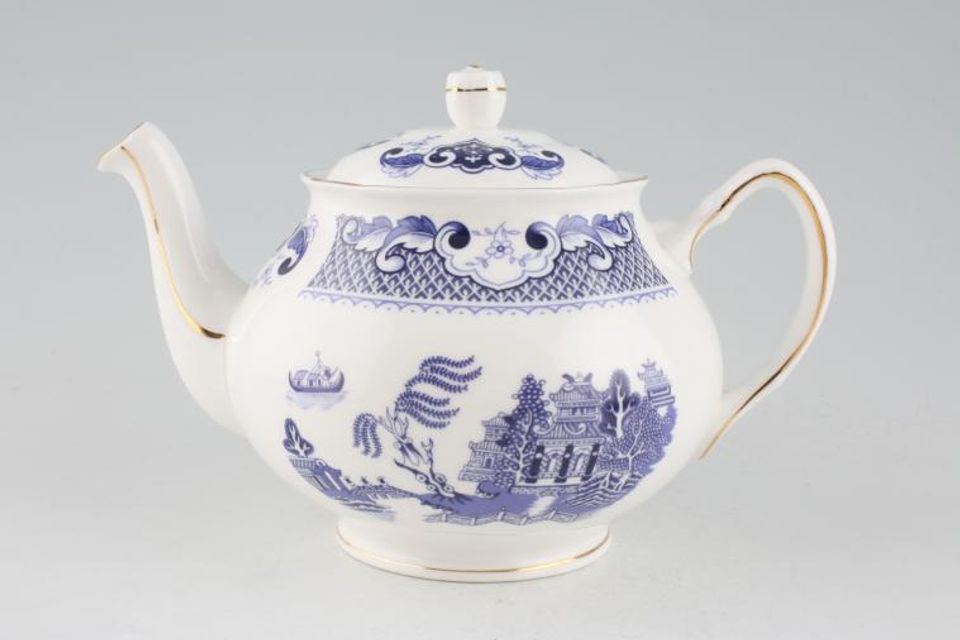 Duchess Willow - Dark Blue Teapot Shape 1 1pt