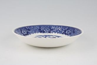 Adams English Scenic - Blue Soup / Cereal Bowl 7 1/2"