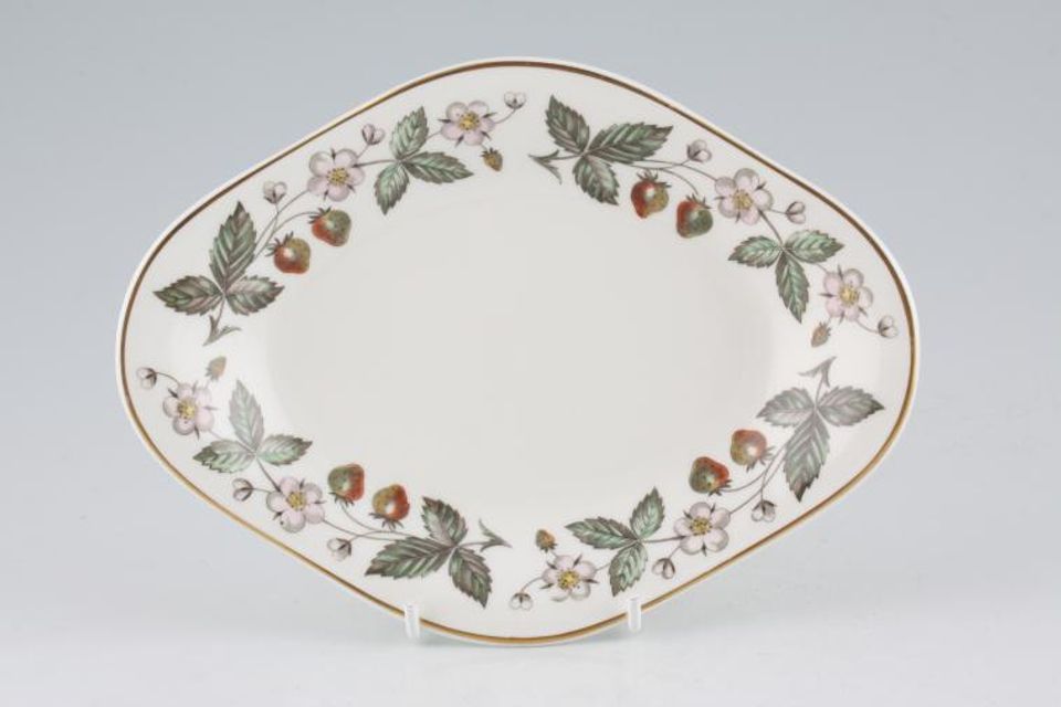 Wedgwood Strawberry Hill Pickle Dish 8"