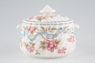 Minton Ribbons and Blossom Sugar Bowl - Lidded (Tea)