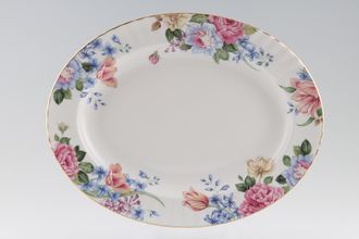 Royal Albert Beatrice Oval Platter size is approx. 13 1/2"