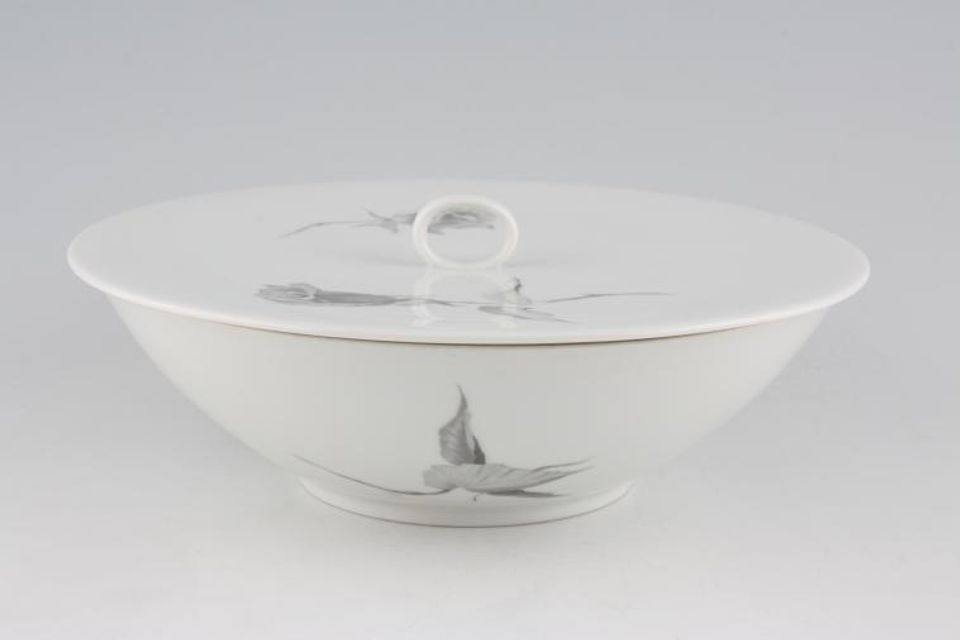 Continental China Jet Rose Vegetable Tureen with Lid