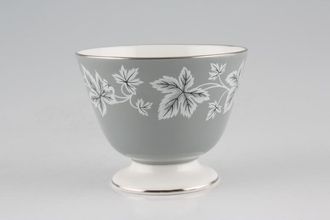 Wedgwood Moselle - Grey Sugar Bowl - Open (Coffee) Footed 3 1/2"