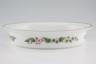 Royal Worcester Worcester Herbs Pie Dish Oval 11 3/8"