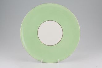 Wedgwood April - Green Cake Plate White Centre 9 1/2"
