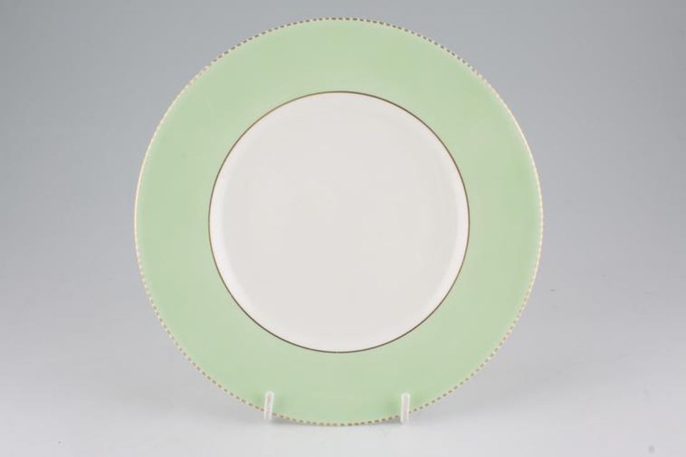 Wedgwood April - Green Salad/Dessert Plate White Centre 8"