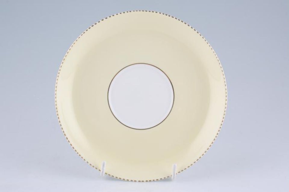 Wedgwood April - Yellow Breakfast Saucer Can Be Used As Soup Saucer 6 1/2"