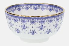 Spode Fleur de Lys - Blue - Y8356 Sugar Bowl - Open (Tea) 4 1/2" thumb 1