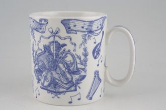 Sell Spode Blue Room Collection Mug Musical Instruments 3" x 3 3/8"