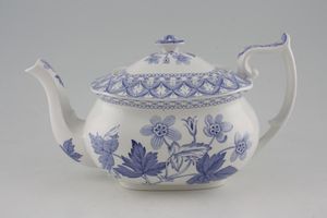 Spode Geranium - Blue Teapot