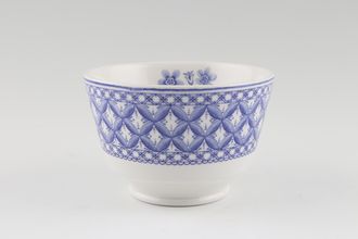 Spode Geranium - Blue Sugar Bowl - Open (Tea) 4 1/4"
