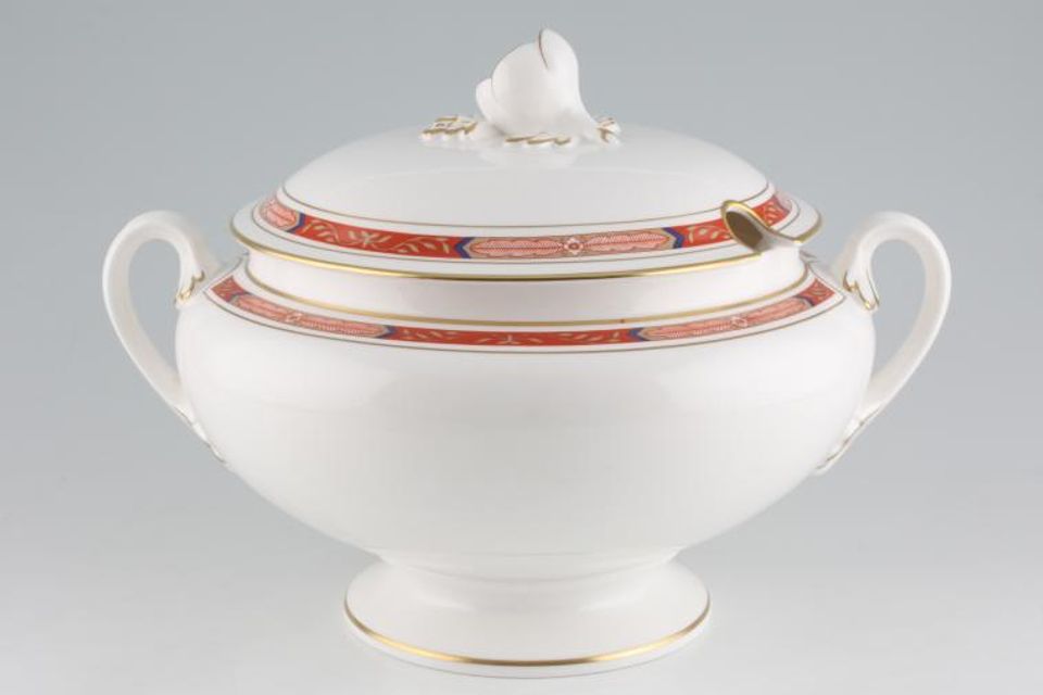 Royal Worcester Beaufort - Rust Soup Tureen + Lid Cut out in lid