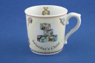 Royal Worcester Days Of The Week - Children's Ware Mug Days of The Week - Wednesday's Child 3 1/4" x 3 1/2"