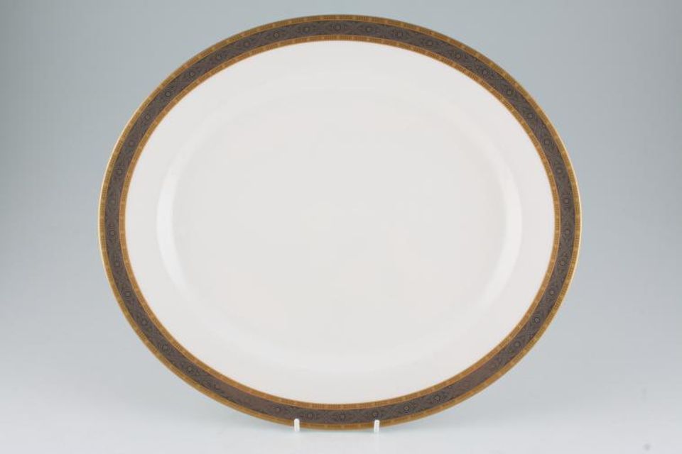 Royal Worcester Contrast Oval Platter 16"