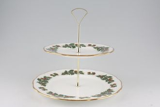 Sell Queens Yuletide Cake Stand 2 Tier 10 1/2" x 8 1/8"