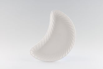 Sell Royal Doulton Cascade - H5073 - White Fluted Crescent 8 3/4"