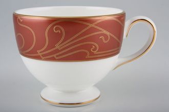 Wedgwood Paris Teacup Leigh, Red Accent 3 3/8" x 2 3/4"
