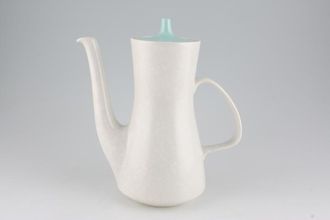 Poole Twintone Seagull and Ice Green Coffee Pot 2 1/2pt