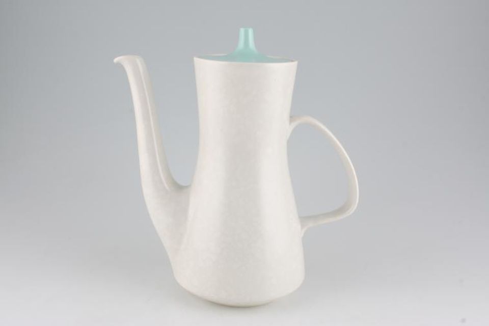 Poole Twintone Seagull and Ice Green Coffee Pot 2 1/2pt