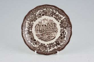 Sell Palissy Avon Scenes - Brown Coffee Saucer 5 1/4"
