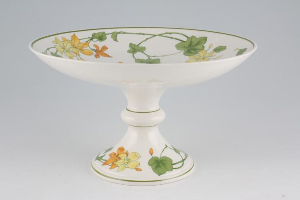 Villeroy & Boch Geranium - Old Cake Stand Footed 10" x 6"