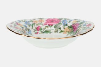 Crown Staffordshire Thousand Flowers Fruit Saucer Eared 5 1/2"