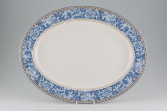 Royal Doulton Provence - Blue + Beige - T.C.1289 Oval Platter 16"
