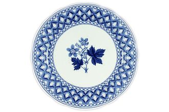 Spode Geranium - Blue Round Platter 12 1/2"