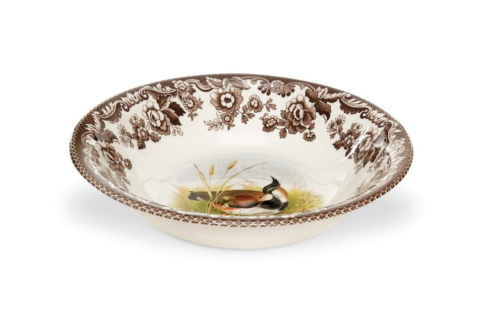 Spode Woodland Soup / Cereal Bowl Lapwing 8"