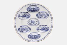 Royal Worcester Cup of Cups Salad/Dessert Plate Blue 8" thumb 1