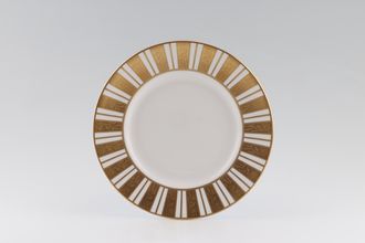 Sell Royal Worcester Davenham - Gold Edge Salad/Dessert Plate Accent - Stripes 8 1/8"