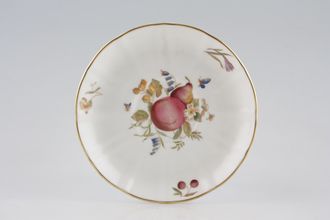 Royal Worcester Delecta - Z2266 - Wavy Tea Saucer Fruits and flowers may vary slightly 5 1/2"