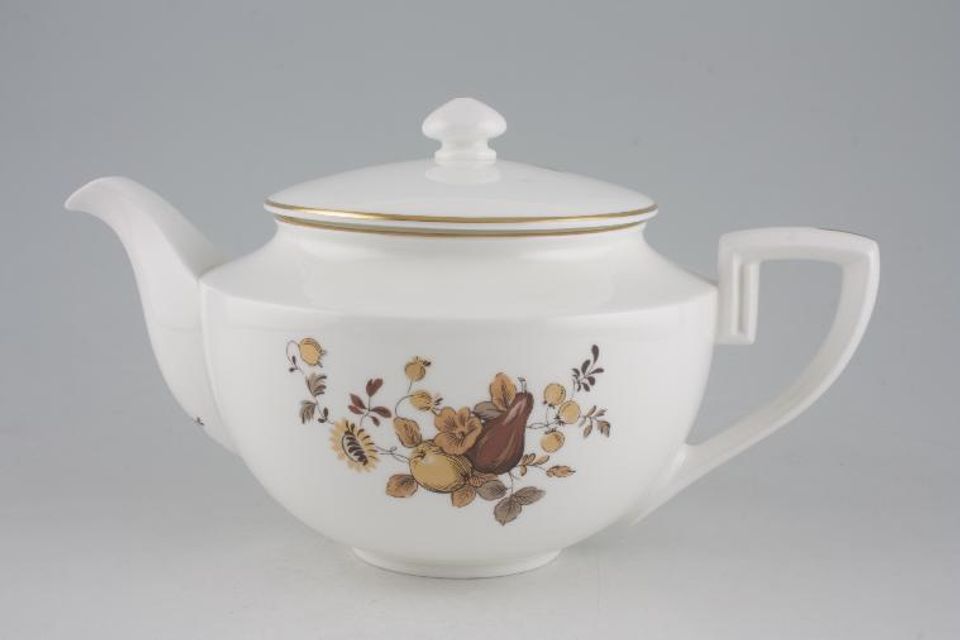 Royal Worcester Golden Harvest - White Teapot 1 3/4pt
