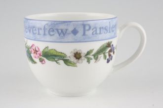 Sell Royal Worcester Herb Garden Teacup Blue Borders 3 3/8" x 2 7/8"