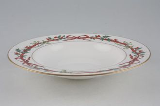 Sell Royal Worcester Holly Ribbons Rimmed Bowl 9"
