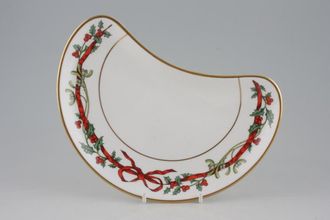 Royal Worcester Holly Ribbons Crescent