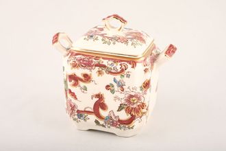 Sell Masons Mandalay - Red Storage Jar + Lid Tea caddy 4 1/2" x 4 1/2"