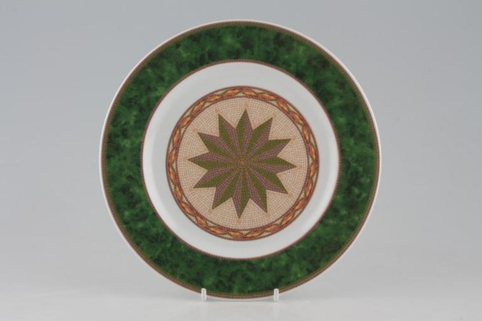 Royal Worcester Mosaic Salad/Dessert Plate Accent -Star pattern in centre. 8 3/8"