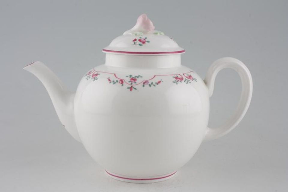 Royal Worcester Petite Fleur - Pink Flowers Teapot Large